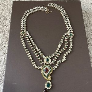 Statement jewelry piece.